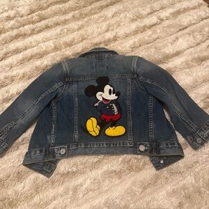 Baby Gap Denim Mickey Mouse Jacket with Patch